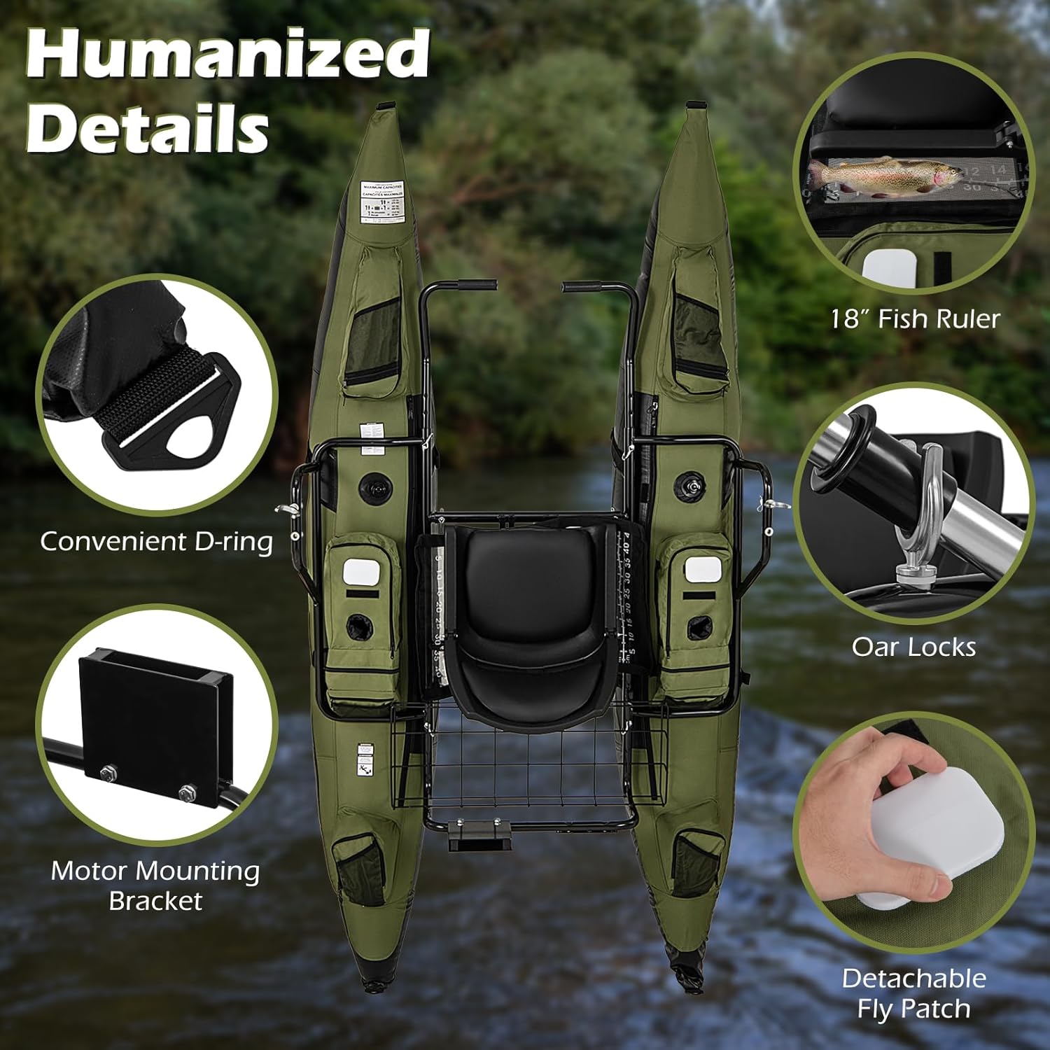 Aufblasbares Belly-Boot für Er – Fishing Boat Paddle Bewertung und Preis